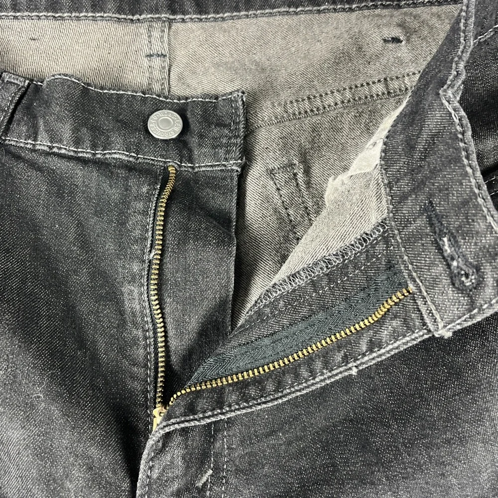 Levis 559 Relaxed Mens Size 38x36 Straight Leg Denim Dark Wash Black Jeans